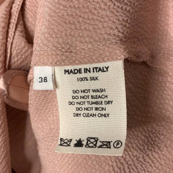 Mansur Gavriel 100% Silk Ruffle Dress - Picture 7 of 7